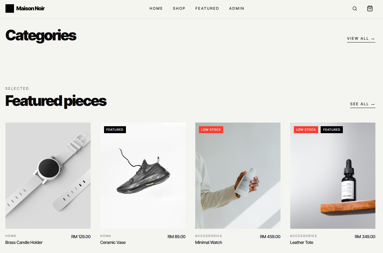 E-Commerce Website